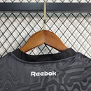 camisa-camiseta-botafogo-reebok-versao-versao-torcedor-conjunto-infantil-shorts-23-24-home-casa-i-principal-1-preta-branca-preto-branco_2
