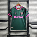 Camisa Fluminense Third 23/24 Torcedor Masculina - Verde e Rosa