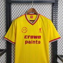 camisa-camiseta-liverpool-crown-paints-versao-torcedor-masculina-85-86-third-away-fora-iii-terceira-3-vermelho-vermelha-preta-preto-branca-branco-amarela-amarelo-retro_4