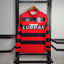camisa-camiseta-manga-longa-flamengo-umbro-lubrax-versao-torcedor-masculina-94-95-home-casa-i-principal-1-vermelha-vermelho-preta-preto-romario-retro_1