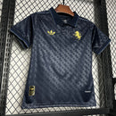 camisa-camiseta-shorts-juventus-adidas-versao-torcedor-conjunto-infantil-kids-24-25-third-away-fora-iii-terceira-3-azul-dourado-dourada_4