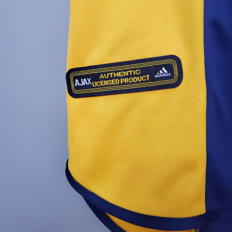 camisa-camiseta-ajax-adidas-abn-amro-versao-versao-torcedor-masculina-00-01-away-fora-ii-secundaria-2-amarela-amarelo-azul-retro-retro_5