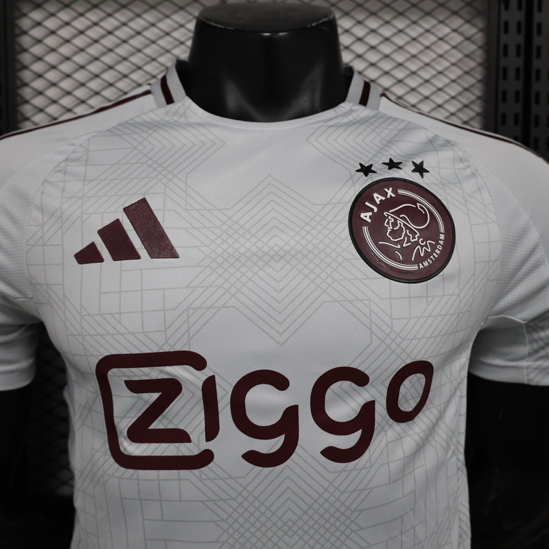 camisa-camiseta-ajax-adidas-ziggo-versao-versao-jogador-masculina-24-25-third-away-fora-iii-terceira-3-branca-branco-vinho_2