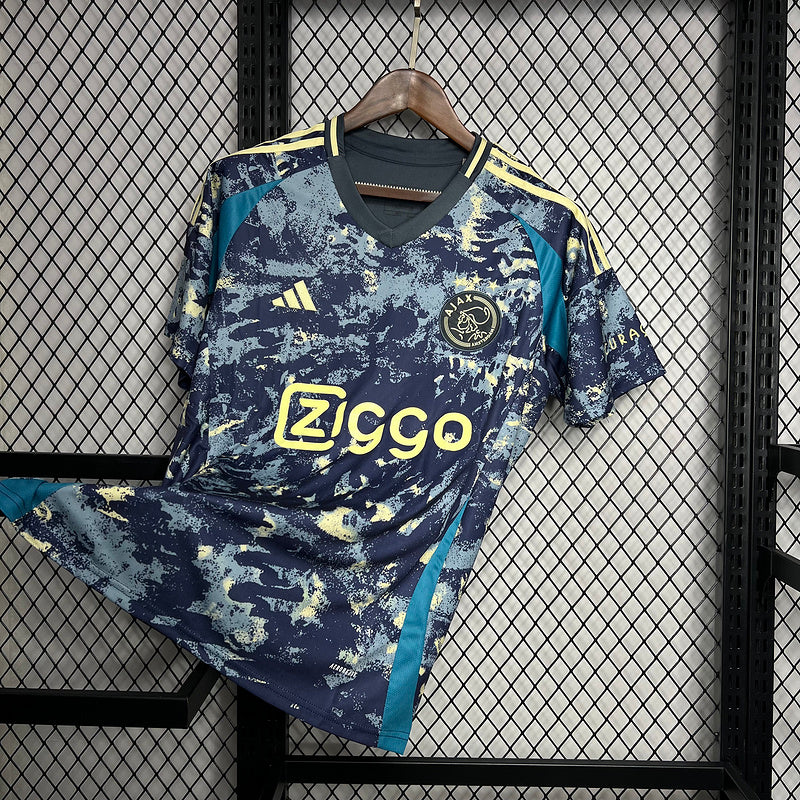 camisa-camiseta-ajax-adidas-ziggo-versao-versao-torcedor-masculina-24-25-away-fora-ii-secundaria-2-azul-amarela-amarelo_2