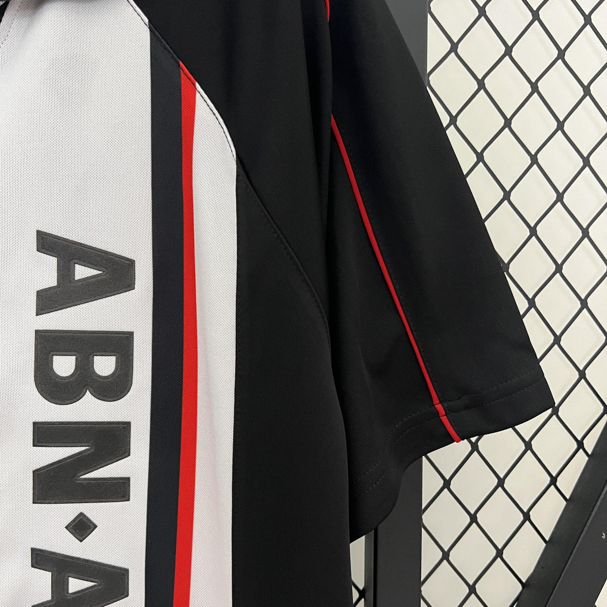 Camisa Ajax Retrô Away 98/99 Torcedor Masculina - Branca e Preta