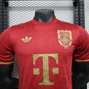 camisa-camiseta-bayern-munchen-adidas-T-versao-versao-jogador-masculina-25-26-edicao-edicao-especial-125-anos-vermelha-vermelho-dourada-dourado_9