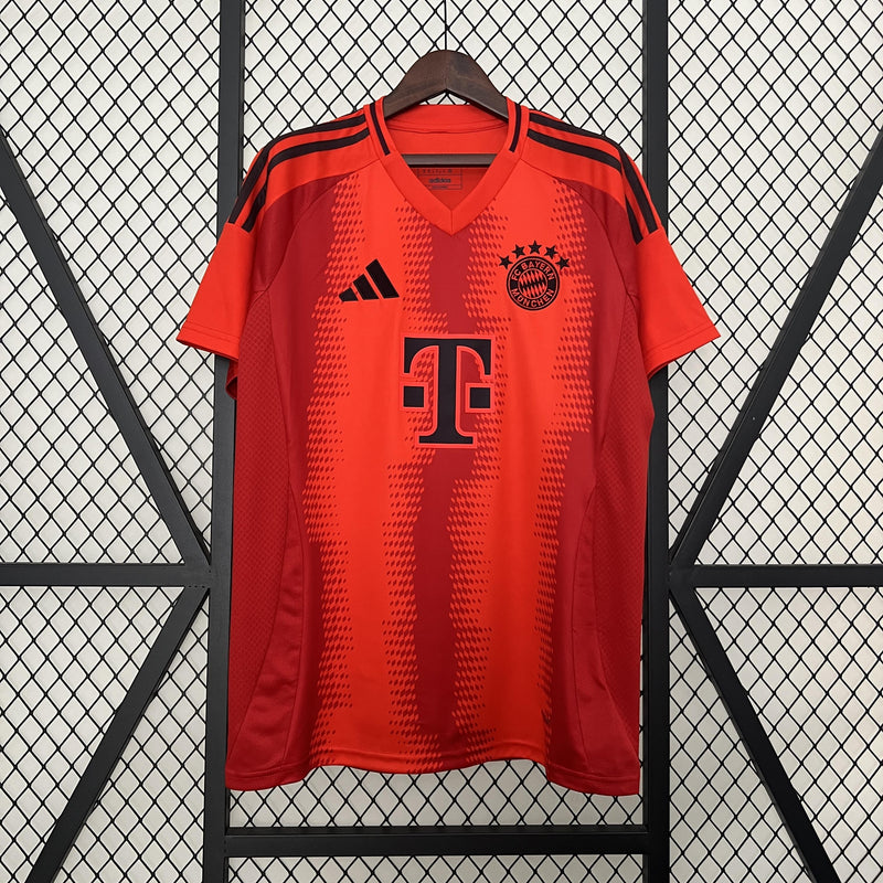 camisa-camiseta-bayern-munchen-adidas-T-versao-versao-torcedor-masculina-24-25-home-casa-i-principal-1-vermelha-vermelho-preta-preto_1