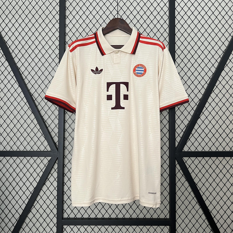 camisa-camiseta-bayern-munchen-adidas-T-versao-versao-torcedor-masculina-24-25-third-away-fora-iii-terceira-3-bege-vermelha-vermelho_1