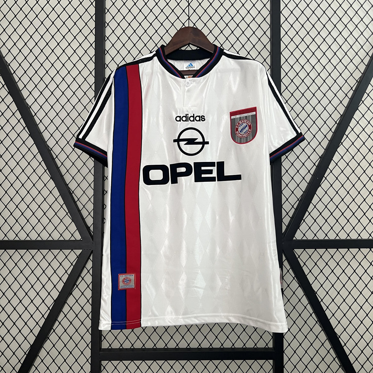 バイエルン 96/98 アウェイ ユニフォーム XXS  Camisa Bayern de Munique Retrô Away 96/98 Torcedor Masculina - Branca