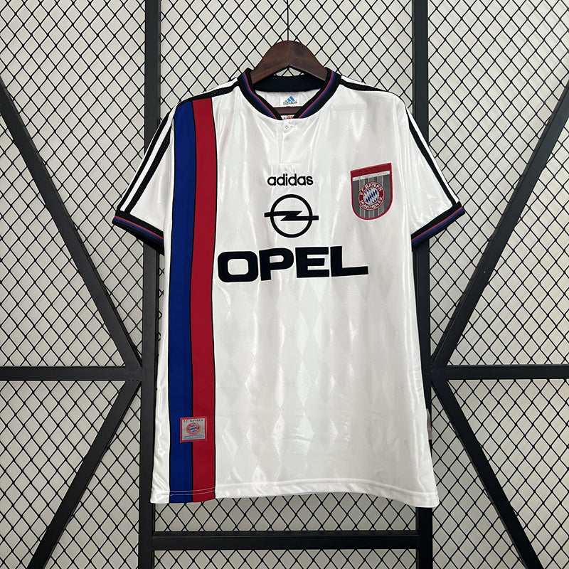camisa-camiseta-bayern-munchen-adidas-opel-versao-torcedor-masculina-96-98-away-fora-ii-secundaria-2-branca-branco-vermelha-vermelho-azul-preta-preto-retro-retro_1