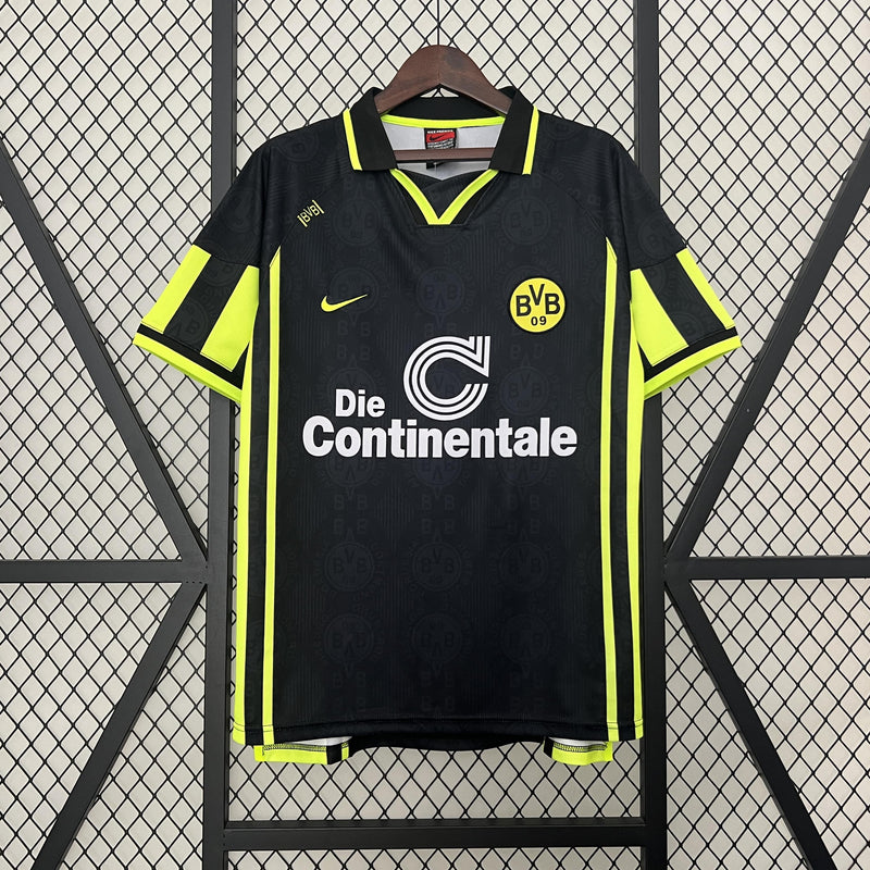 camisa-camiseta-borussia-dortmund-nike-die-continentale-C-versao-versao-torcedor-masculina-96-97-away-fora-secundaria-ii-2-amarela-amarelo-preta-preto-retro-retro_1