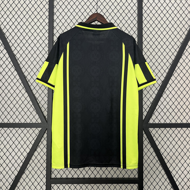 camisa-camiseta-borussia-dortmund-nike-die-continentale-C-versao-versao-torcedor-masculina-96-97-away-fora-secundaria-ii-2-amarela-amarelo-preta-preto-retro-retro_4