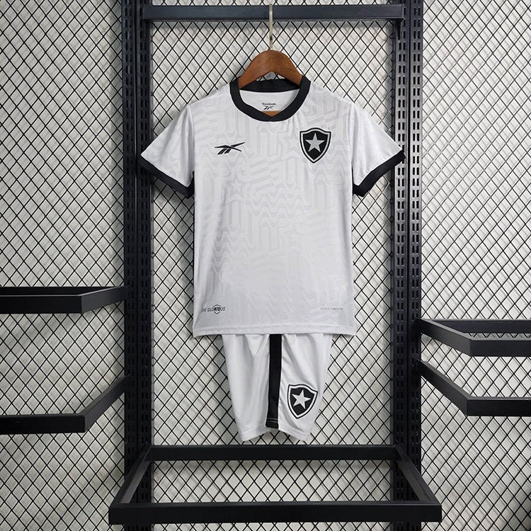 camisa-camiseta-botafogo-reebok-versao-versao-torcedor-conjunto-infantil-shorts-23-24-away-fora-ii-secundaria-2-preta-branca-preto-branco_1