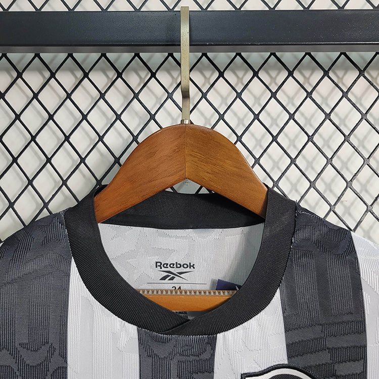 camisa-camiseta-botafogo-reebok-versao-versao-torcedor-conjunto-infantil-shorts-23-24-home-casa-i-principal-1-preta-branca-preto-branco_3
