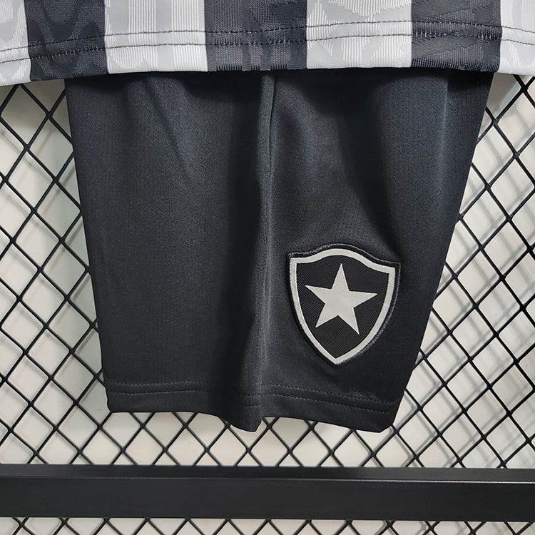 camisa-camiseta-botafogo-reebok-versao-versao-torcedor-conjunto-infantil-shorts-23-24-home-casa-i-principal-1-preta-branca-preto-branco_7