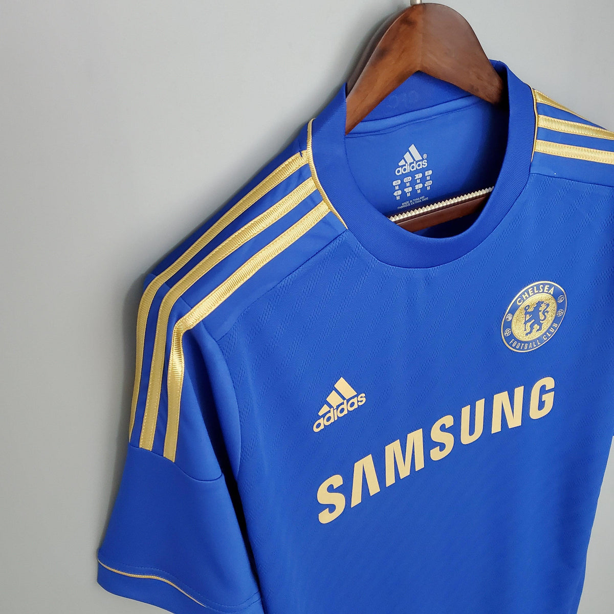 Camisa Chelsea Retro Home 12 13 Torcedor Adidas Masculina Azul