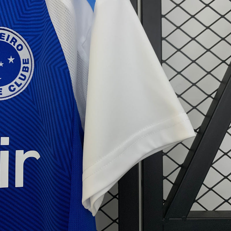 Camisa Cruzeiro Home 25/26 Torcedor Masculina - Azul