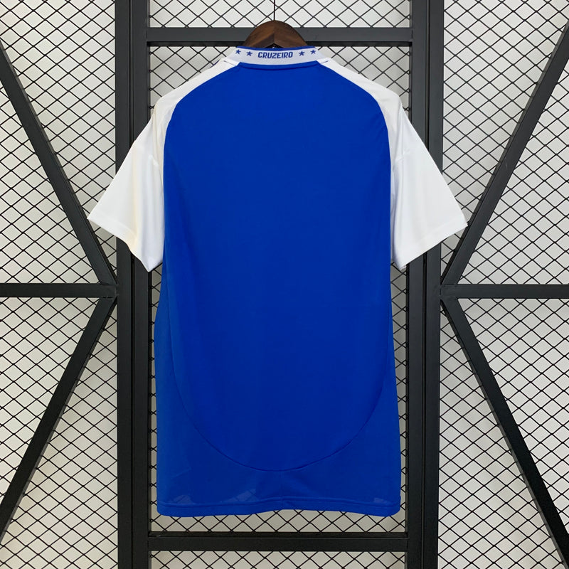 Camisa Cruzeiro Home 25/26 Torcedor Masculina - Azul