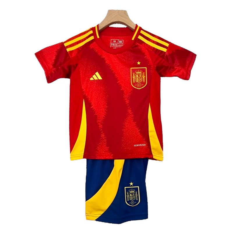 camisa-camiseta-espanha-espanhola-selecao-selecao-adidas-versao-versao-torcedor-conjunto-infantil-shorts-24-25-home-casa-i-principal-1-laranja-amarela-amarelo-vermelha-vermelho_1