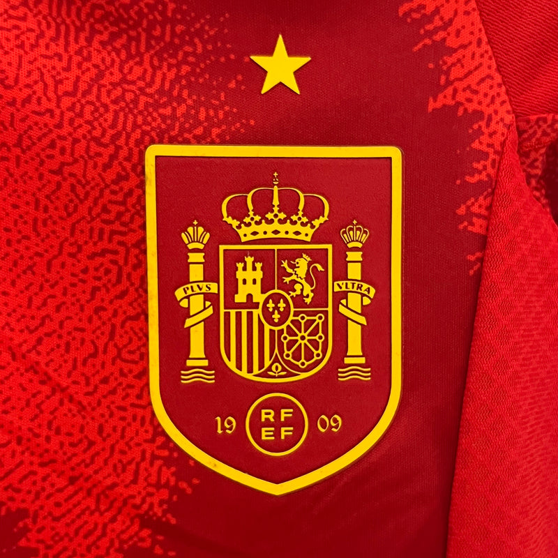 camisa-camiseta-espanha-espanhola-selecao-selecao-adidas-versao-versao-torcedor-conjunto-infantil-shorts-24-25-home-casa-i-principal-1-laranja-amarela-amarelo-vermelha-vermelho_4