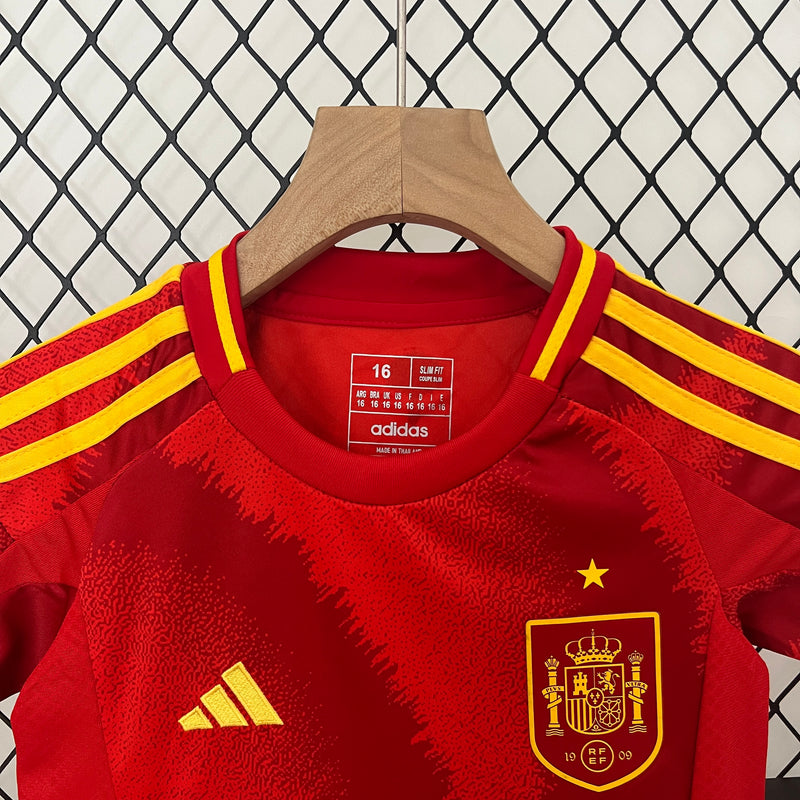 camisa-camiseta-espanha-espanhola-selecao-selecao-adidas-versao-versao-torcedor-conjunto-infantil-shorts-24-25-home-casa-i-principal-1-laranja-amarela-amarelo-vermelha-vermelho_7