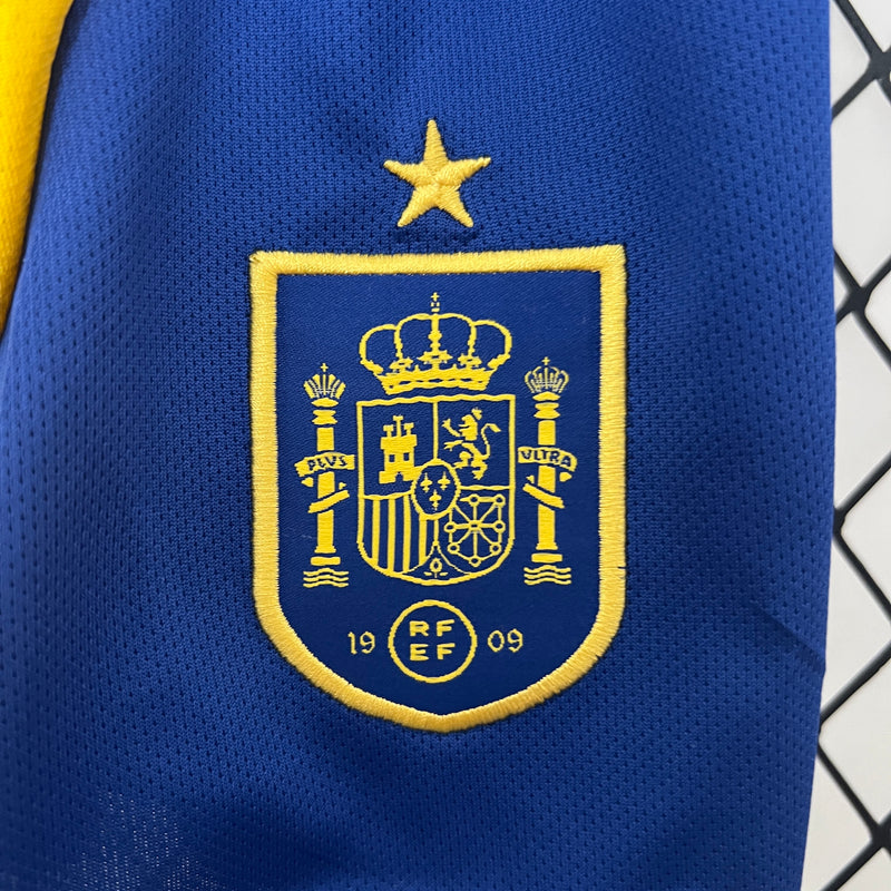 camisa-camiseta-espanha-espanhola-selecao-selecao-adidas-versao-versao-torcedor-conjunto-infantil-shorts-24-25-home-casa-i-principal-1-laranja-amarela-amarelo-vermelha-vermelho_9