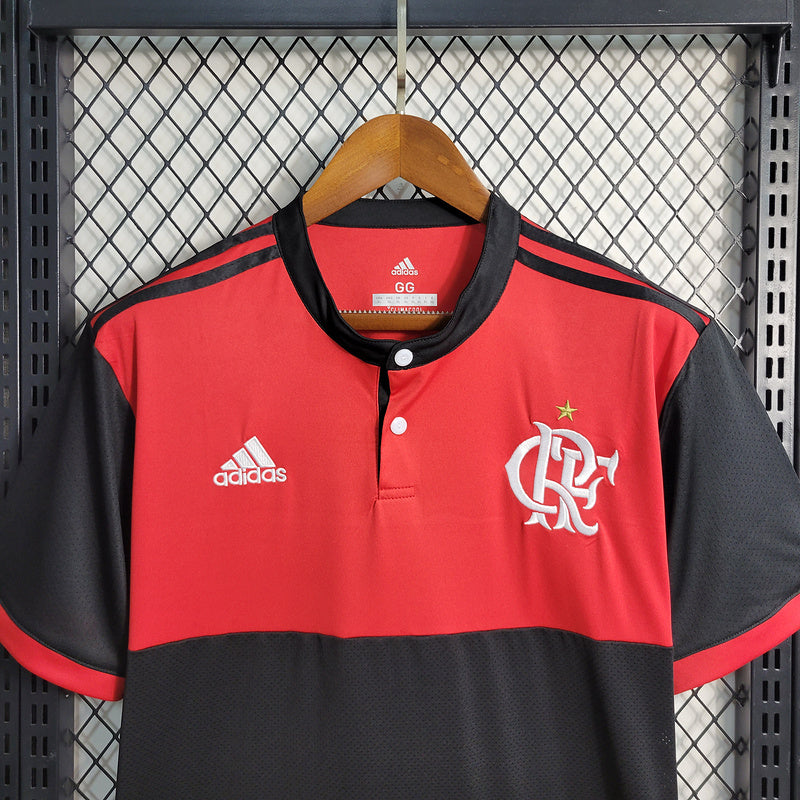 camisa-camiseta-flamengo-adidas-caixa-versao-torcedor-masculina-17-18-home-casa-i-principal-1-vermelha-vermelho-preta-preto-retro_9