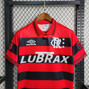 camisa-camiseta-flamengo-umbro-lubrax-versao-torcedor-masculina-94-95-home-casa-i-principal-1-vermelha-vermelho-preta-preto-romario-retro_3