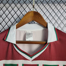 Camisa Fluminense Retrô Home 02/03 Torcedor Masculina - Verde e Vinho