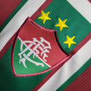 Camisa Fluminense Retrô Home 02/03 Torcedor Masculina - Verde e Vinho