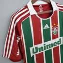 Camisa Fluminense Retrô Home 08/09 Torcedor Masculina - Verde e Vinho
