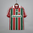 Camisa Fluminense Retrô Home 08/09 Torcedor Masculina - Verde e Vinho