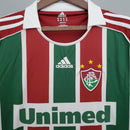 Camisa Fluminense Retrô Home 08/09 Torcedor Masculina - Verde e Vinho