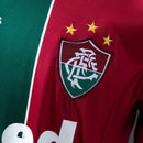 Camisa Fluminense Retrô Third 09/10 Torcedor Masculina - Vinho e Verde