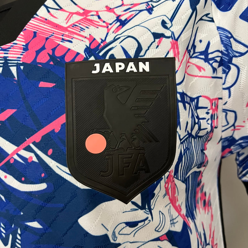 camisa-camiseta-japao-japao-selecao-selecao-japonesa-adidas-versao-versao-jogador-masculina-23-24-edicao-edicao-especial-dragon-ball-goku-vegeta-dragao-branca-branco-azul-rosa_2