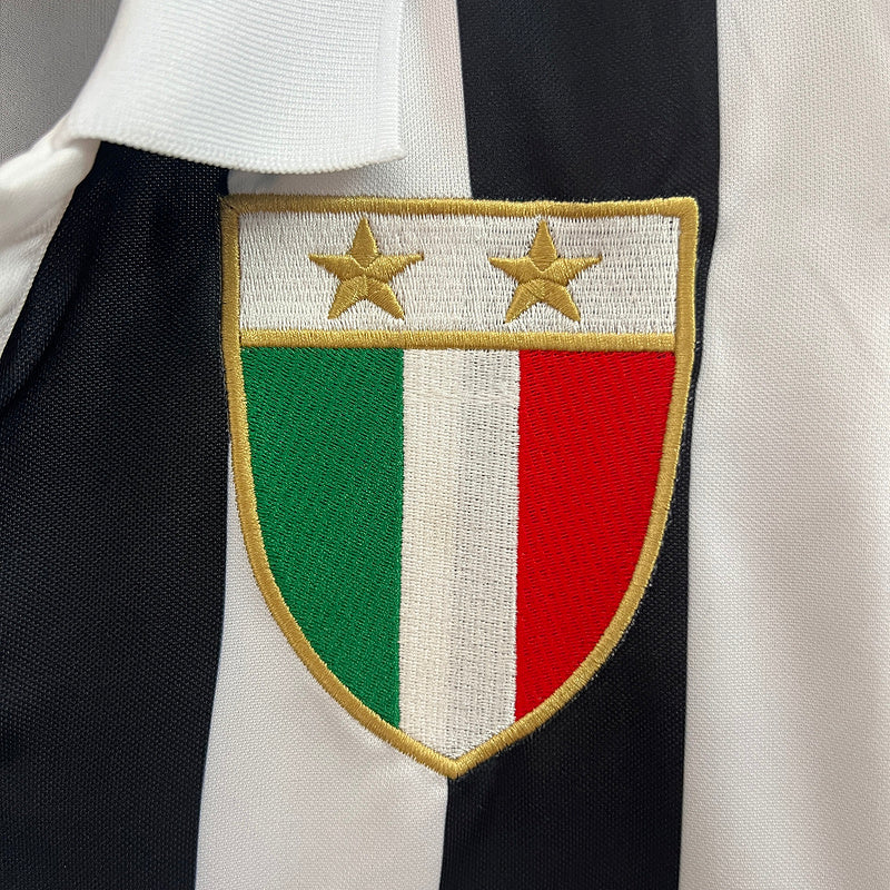 camisa-camiseta-juventus-kappa-ariston-versao-torcedor-masculina-84-85-home-casa-i-principal-1-preta-preto-branca-branco-retro_7