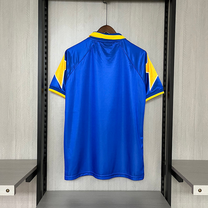 camisa-camiseta-juventus-kappa-sony-versao-torcedor-masculina-95-96-away-fora-ii-secundaria-2-azul-amarela-amarelo-retro_8