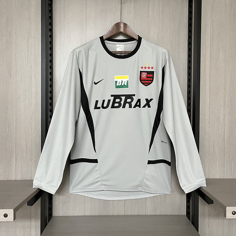 camisa-camiseta-manga-longa-flamengo-nike-lubrax-versao-torcedor-masculina-02-03-goleiro-cinza-preta-preto-retro_1