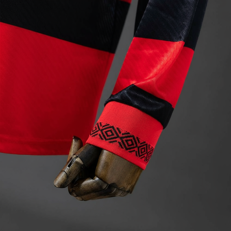 camisa-camiseta-manga-longa-flamengo-umbro-lubrax-versao-torcedor-masculina-94-95-home-casa-i-principal-1-vermelha-vermelho-preta-preto-romario-retro_4