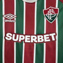 Camisa Manga Longa Fluminense Home 25/26 Torcedor Masculina - Verde e Vinho