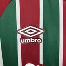 Camisa Manga Longa Fluminense Home 25/26 Torcedor Masculina - Verde e Vinho