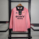 camisa-camiseta-manga-longa-juventus-kappa-sony-minidisc-versao-torcedor-masculina-97-98-away-fora-ii-secundaria-2-rosa-preta-preto-branco-branca-retro_1