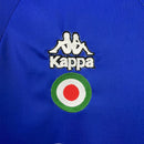 camisa-camiseta-manga-longa-juventus-kappa-sony-versao-torcedor-masculina-95-96-away-fora-ii-secundaria-2-azul-amarela-amarelo-retro_3