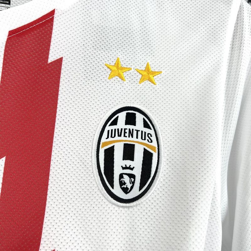 camisa-camiseta-manga-longa-juventus-nike-balocco-versao-torcedor-masculina-10-11-away-fora-ii-secundaria-2-vermelho-vermelha-verde-branca-branco-retro_5