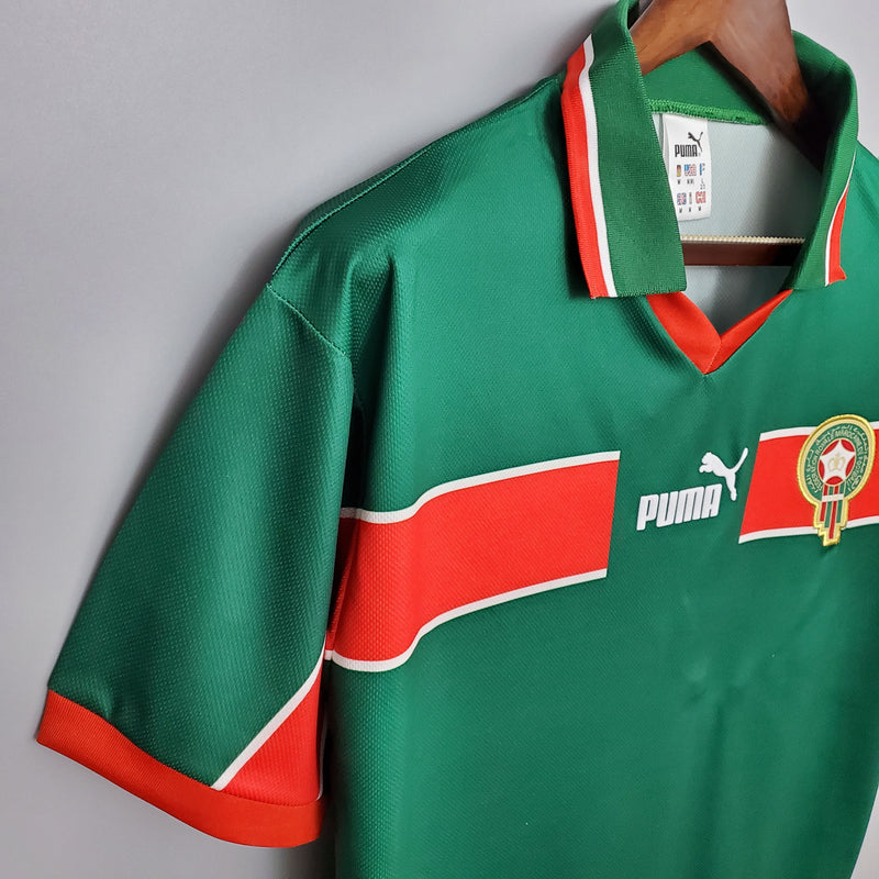 camisa-camiseta-marrocos-selecao-selecao-marroquina-puma-retro-retro-versao-versao-torcedor-masculina-1998-home-casa-i-principal-1-vermelha-vermelho-verde_3