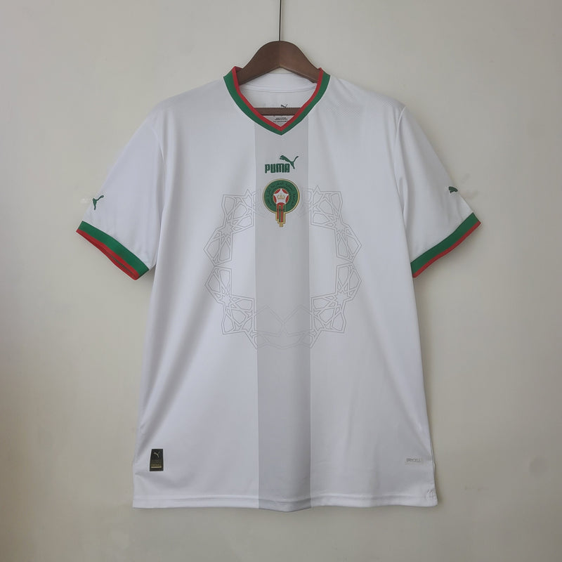 camisa-camiseta-marrocos-selecao-selecao-marroquina-puma-versao-versao-torcedor-masculina-22-23-away-fora-ii-secundaria-2-hakimi-ziyech-bounou-branca-branco_1
