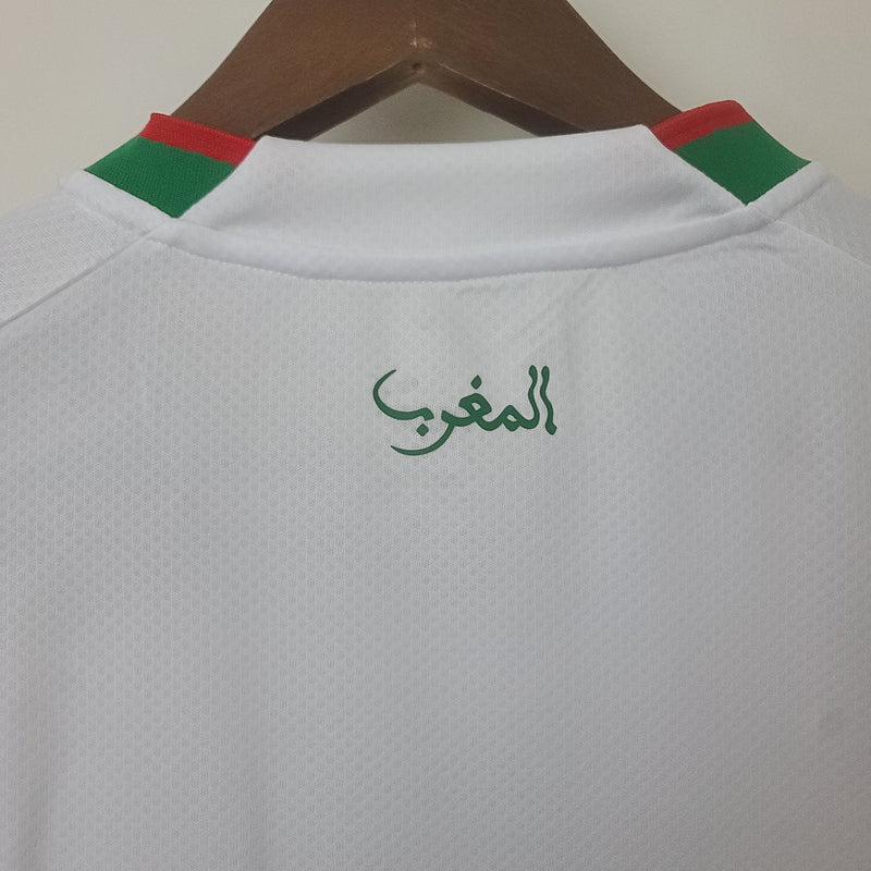 camisa-camiseta-marrocos-selecao-selecao-marroquina-puma-versao-versao-torcedor-masculina-22-23-away-fora-ii-secundaria-2-hakimi-ziyech-bounou-branca-branco_6