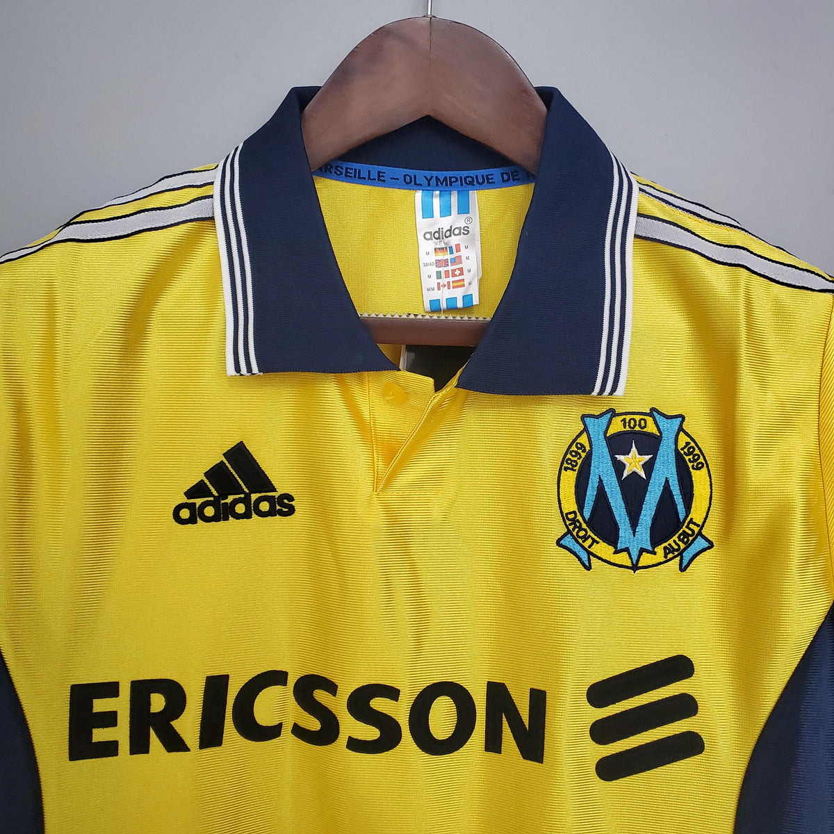 Camisa Olympique de Marseille Retrô Third 98/99 Torcedor Masculina - A