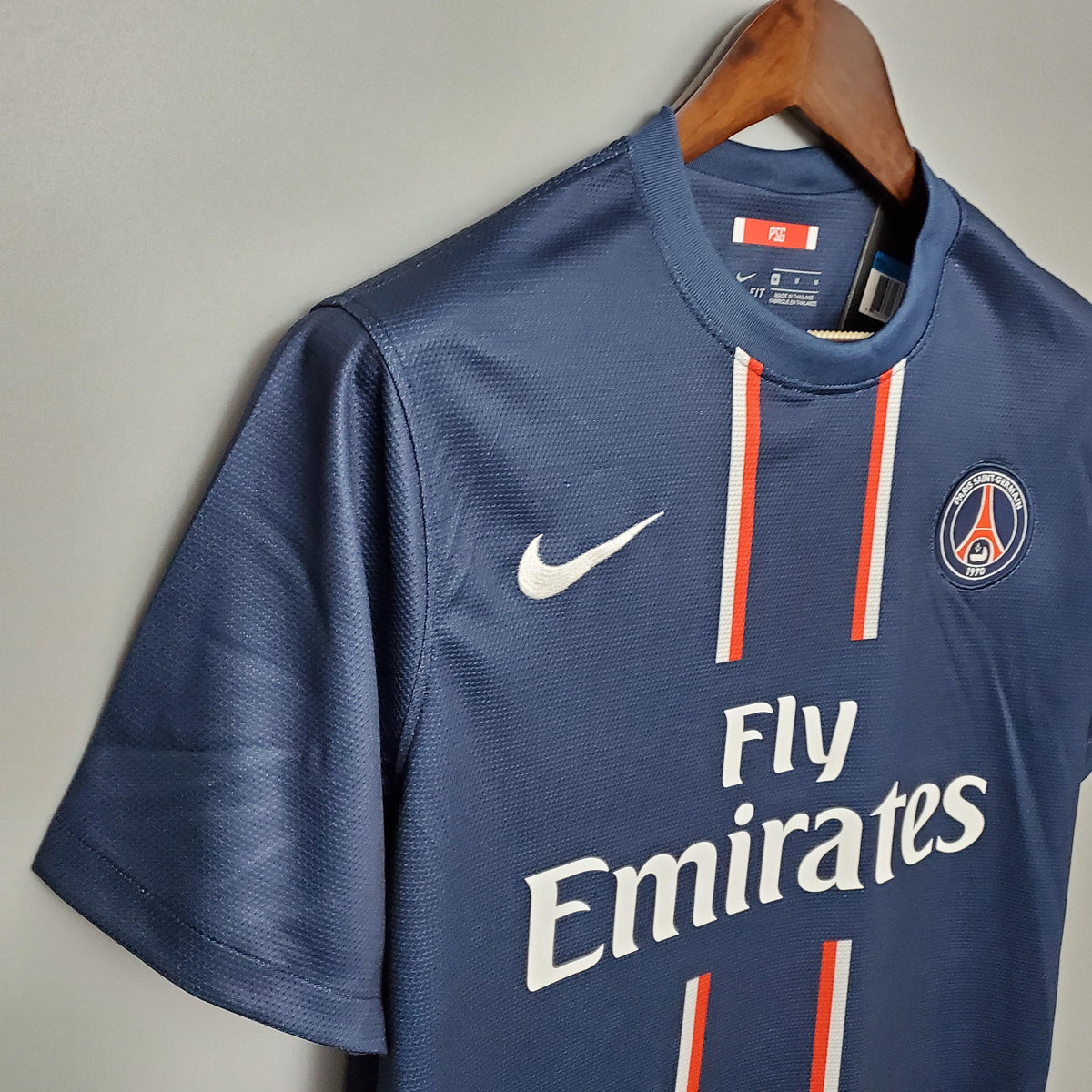 Camisa Paris Saint Germain Retrô Home 12/13 Torcedor Masculina - Azul