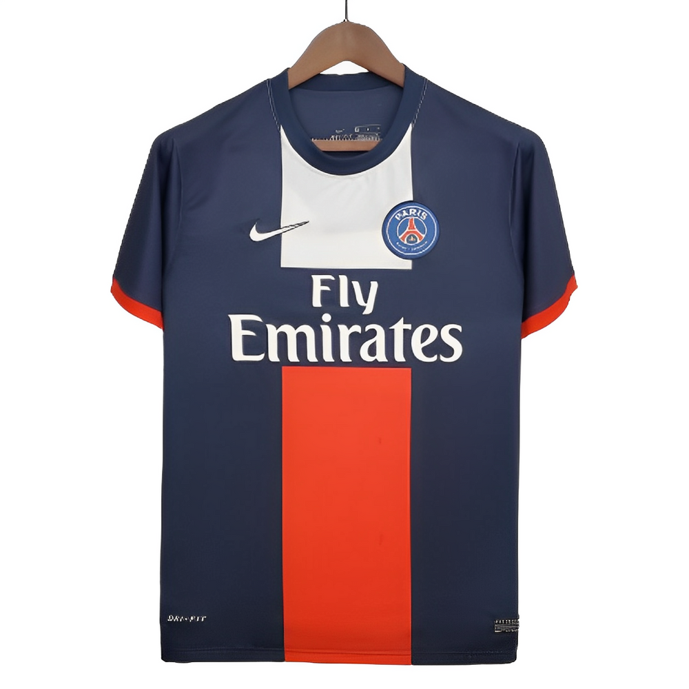 Camisa Paris Saint Germain Retrô Home 13/14 Torcedor Masculina - Azul